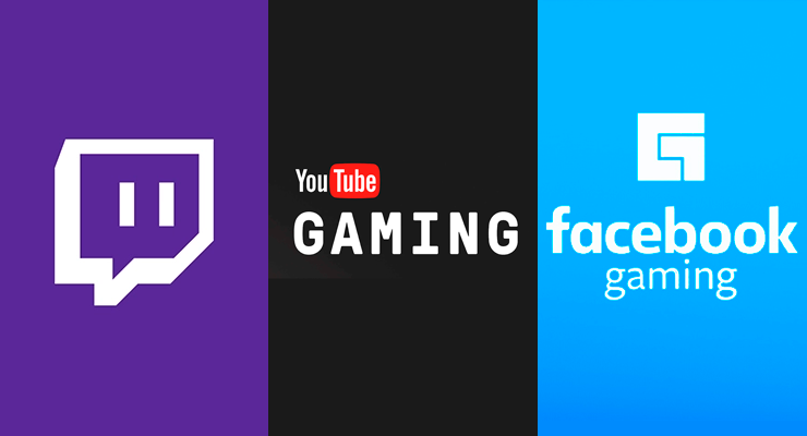 Twitch YouTube Gaming Facebook Gaming