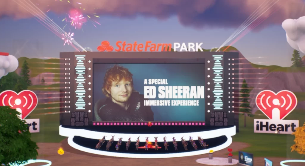 Ed Sheeran Fortnite iHeartRadio