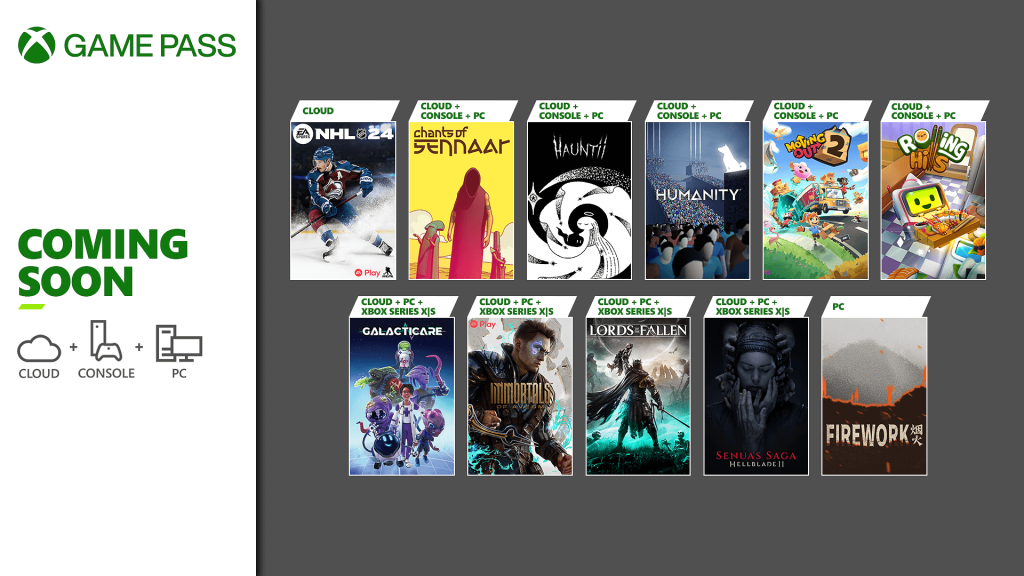 Xbox Game Pass Maio 2024