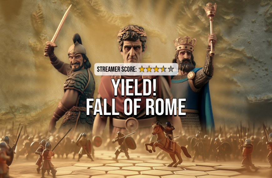 Yield! Fall of Rome: A Fast-Paced Strategy Game with a Tabletop Twist